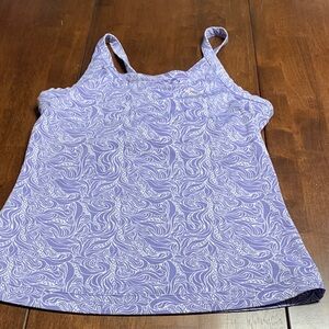 Reebok Purple Swirl Tank Top